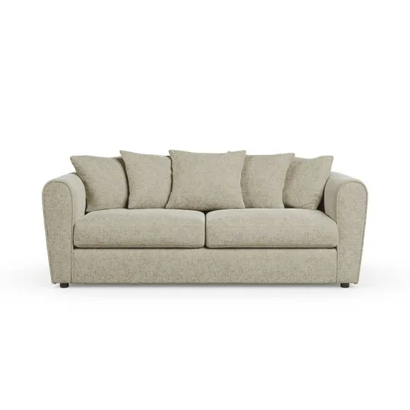 Blake Curved Arm Chunky Chenille 3 Seater Sofa 5