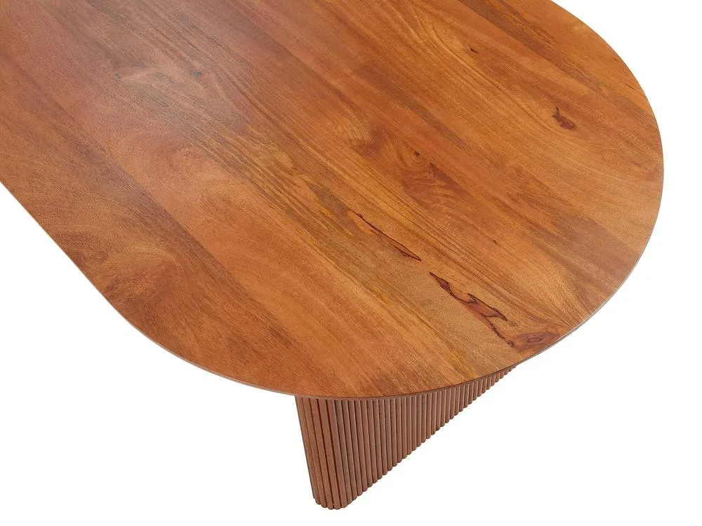 Vente-unique Mango Wood Dining Table With 8 Place Settings - Natural - BALIMELA in Walnut 6