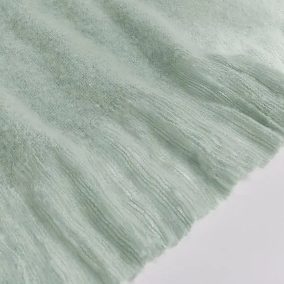 Faux Mohair Throw Blanket 235cm x 235cm 2