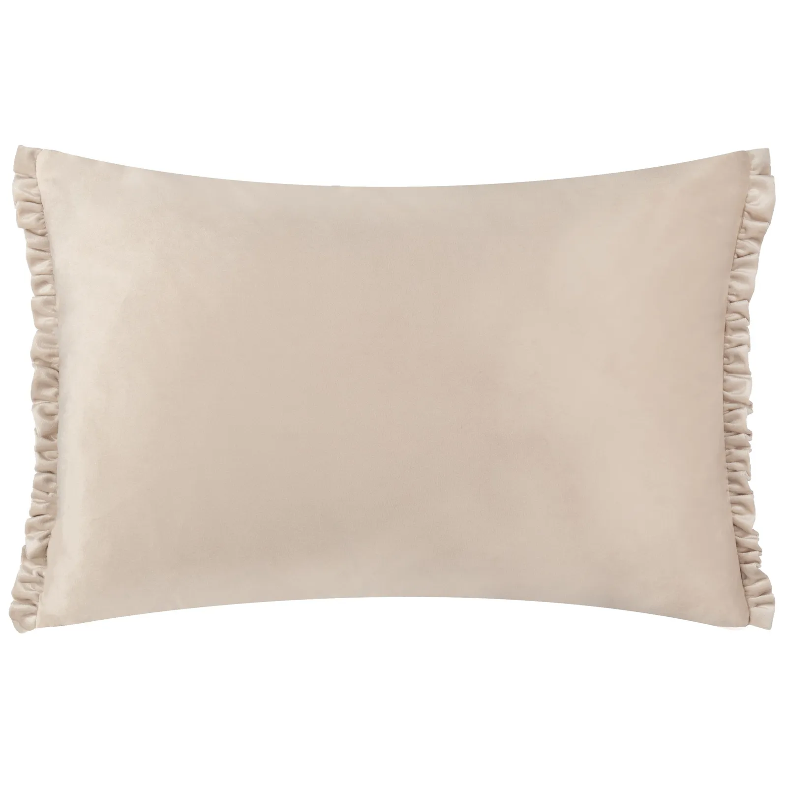 Wylder Tilly Velvet Cushion Oyster/Lace, Grey 2