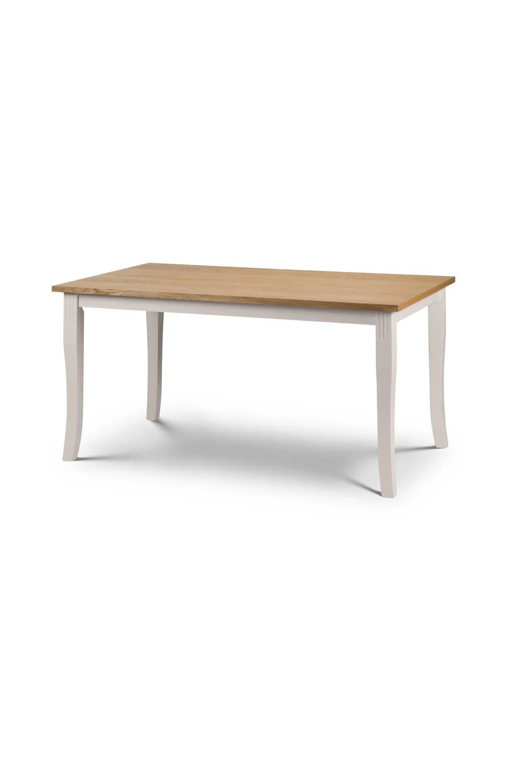Julian Bowen Davenport Rectangular 4-6 Seater Dining Table in Grey 3