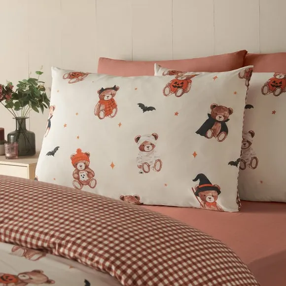 Catherine Lansfield Scare Bear Duvet Cover & Pillowcase Set 3