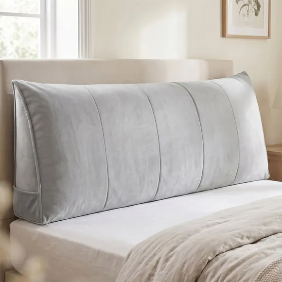 Velvet Headboard Bolster Cushion 3