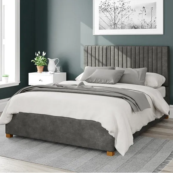 Grant Kimiyo Linen Ottoman Bed Frame 1