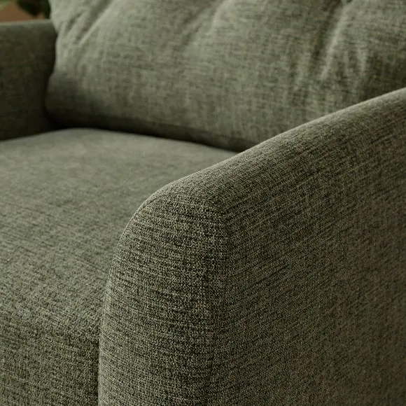 Sven Soft Texture Chenille Snuggle Chair 4