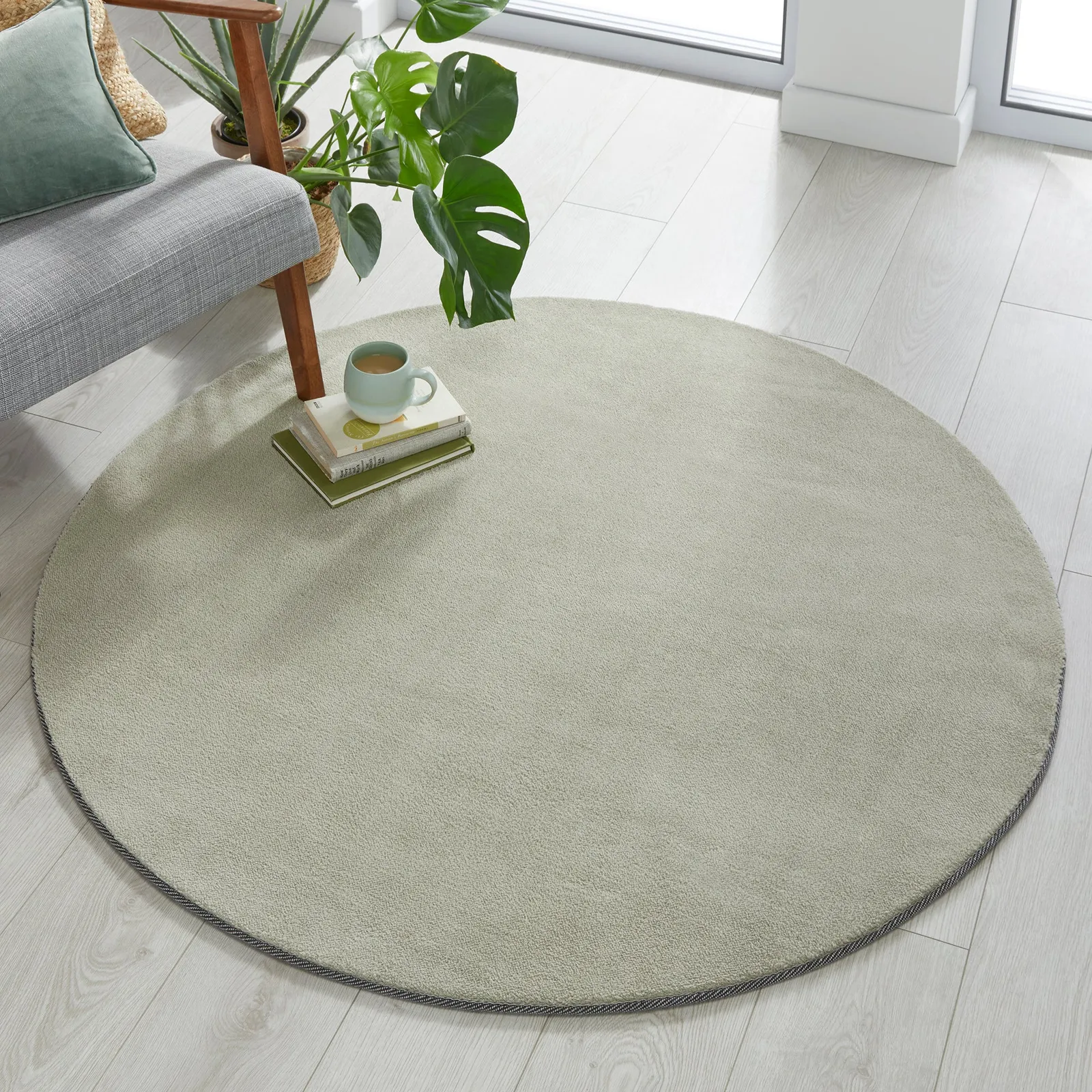 Cleo Circle Rug Cleo Dried Sage