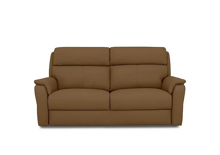 Vito Leather 3 Seater Sofa - Botero Cuoio