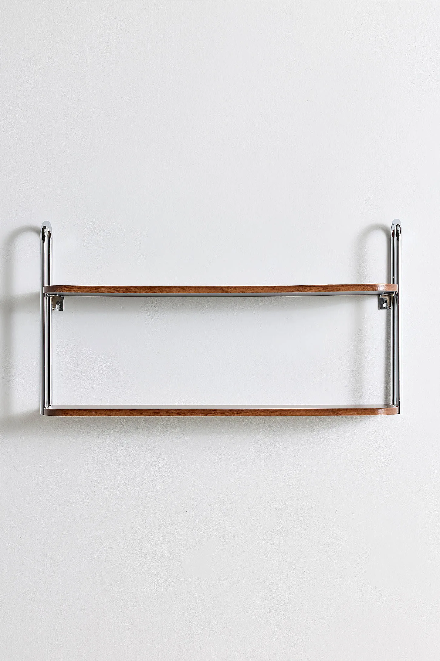 Arden Wide Wall Shelf - Dark Brown 2