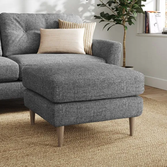 Sven Tonal Weave Footstool