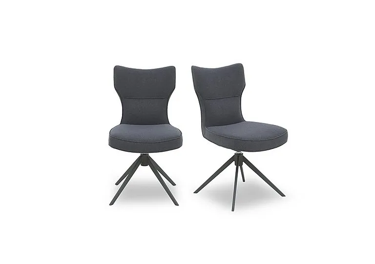 Carrera Pair of Swivel Dining Chairs