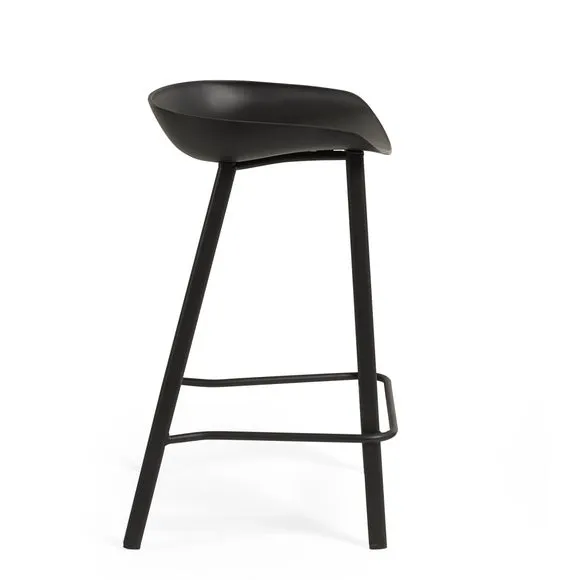 Renzo Set Of 2 Bar Stools, Metal 6