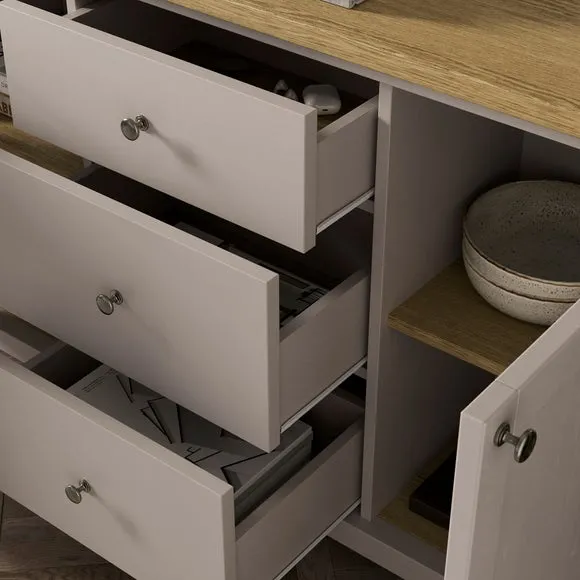 Olney Extra Wide Sideboard, Stone 3