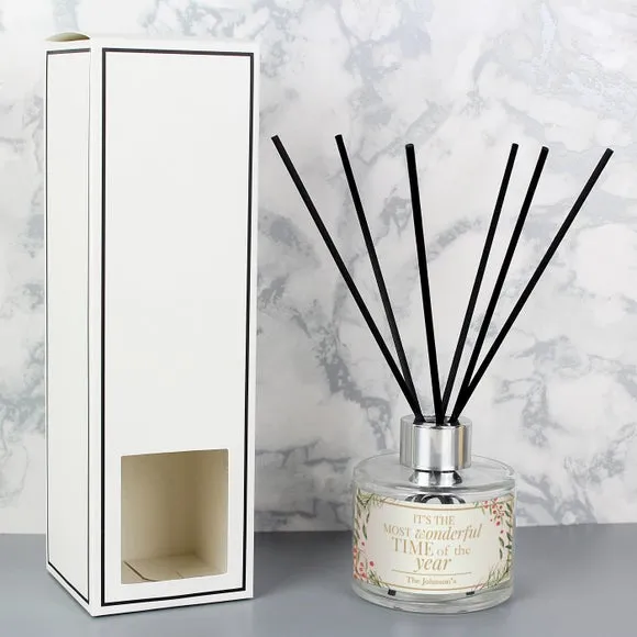 Personalised Wonderful Time of The Year Christmas Diffuser 4