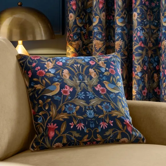 Hedgerow Hopper Square Cushion