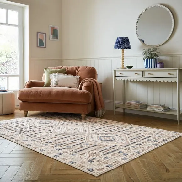 Elessia Traditional Patterned Washable Rug 1