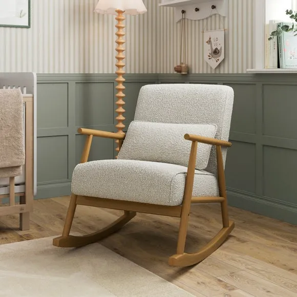 Return - Alpine Boucle Spindle Rocking Chair