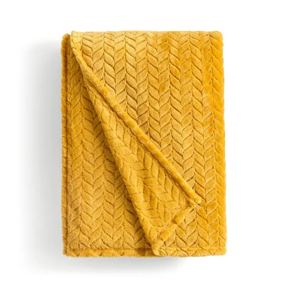 Amelia Recycled Throw Blanket, 200cm x 200cm 5
