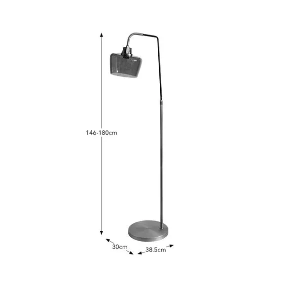 Auburn Industrial Adjustable Floor Lamp 6