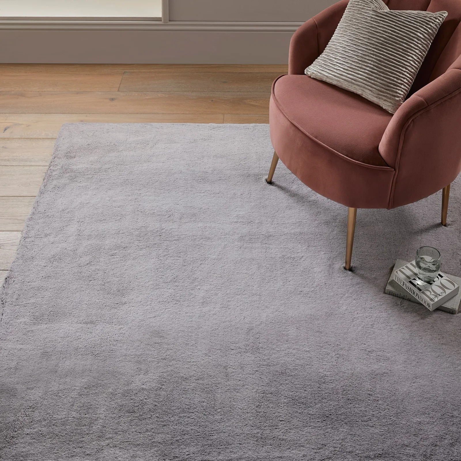 Tipped Supersoft Faux Fur Rug Supersoft Chocolate Tipped