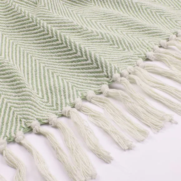 Jenson Herringbone Throw Blanket 4