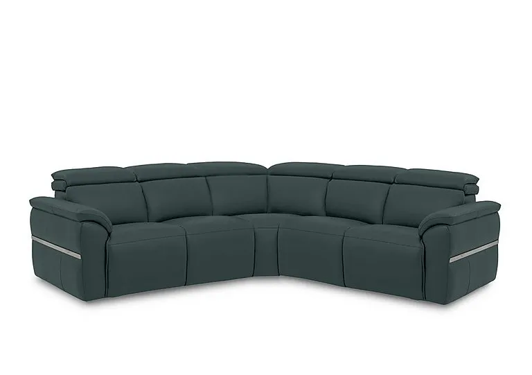 Dolomite Large Leather Corner Sofa