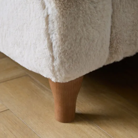 Millie Faux Fur Snuggle Chair 5