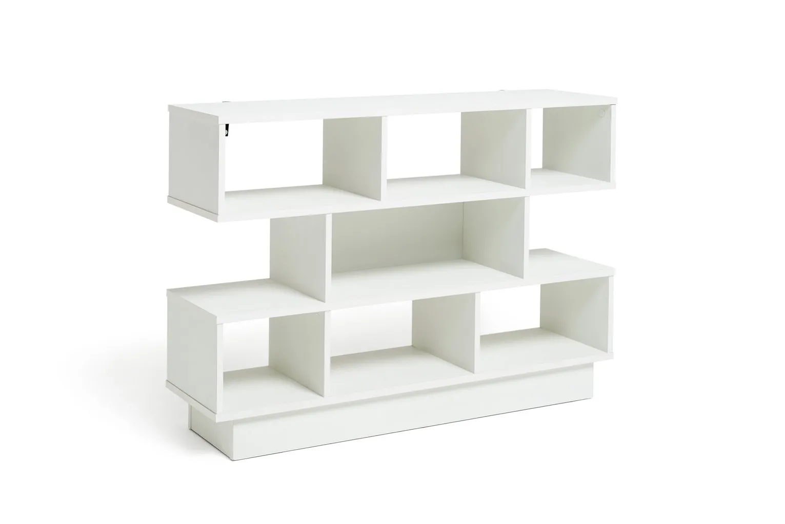 Habitat Cubes 3 Tier Wide Bookcase - White