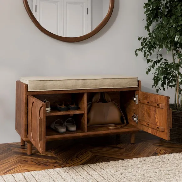Khari Storage Bench, Mango Wood 2