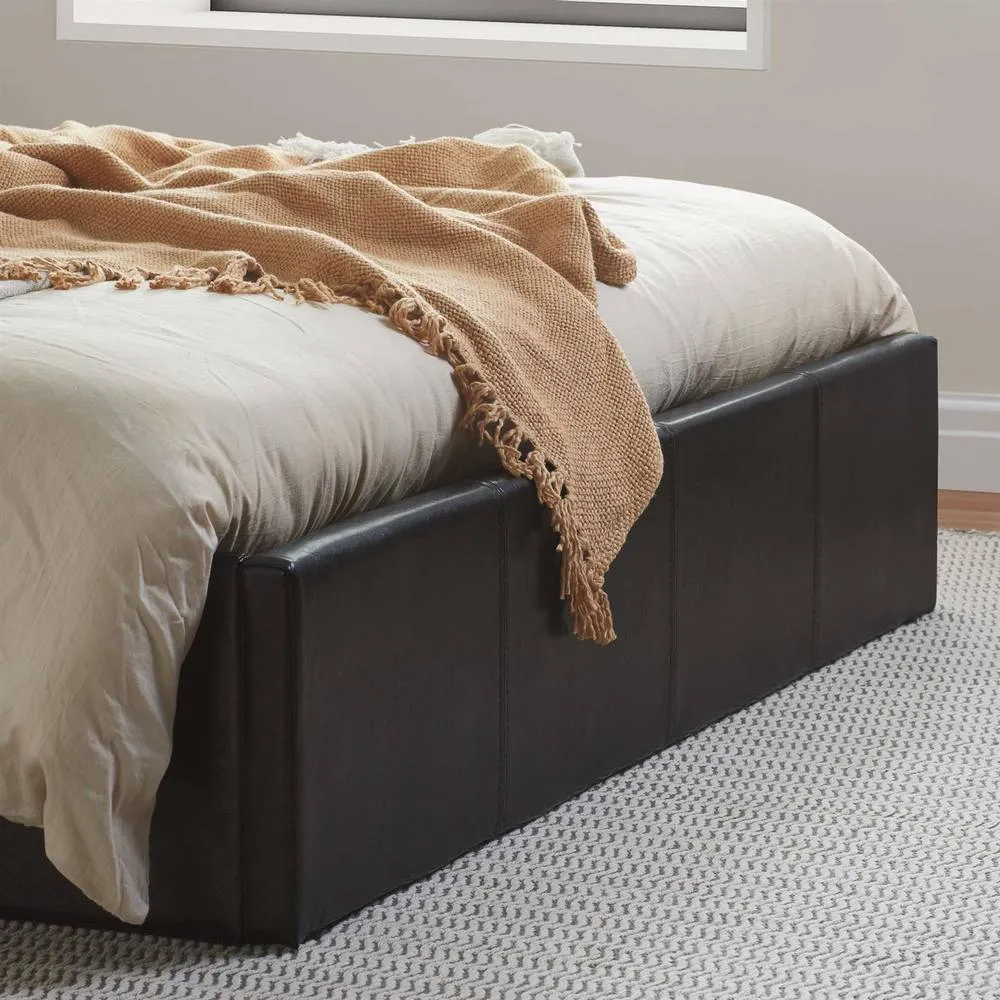 Birlea Berlin Ottoman Bed Brown Faux Leather 5