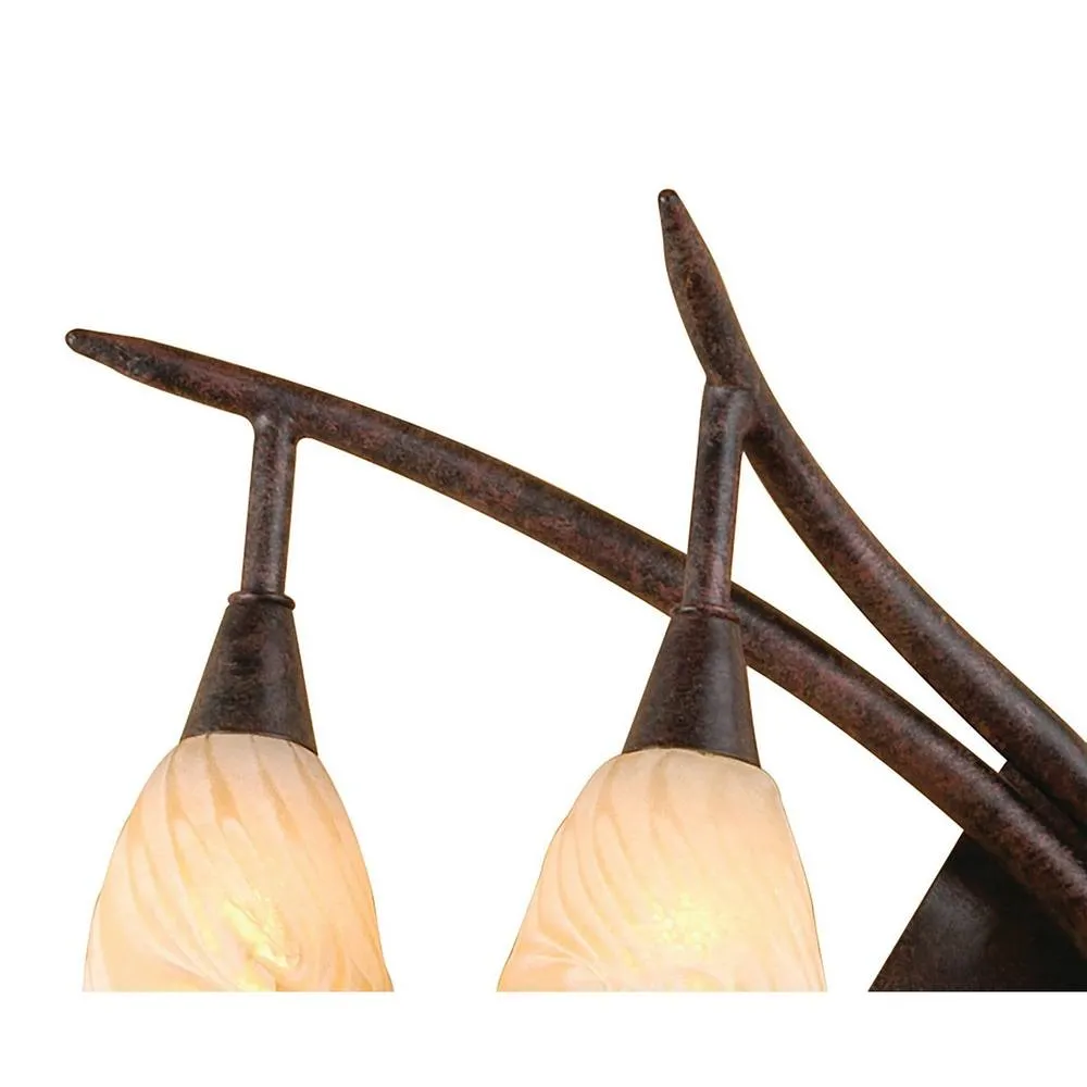 Netlighting (0017 005) Gaudi Wall Lamp Left Switched 2 Light G9 BrownBlack Oxide in Brown 5