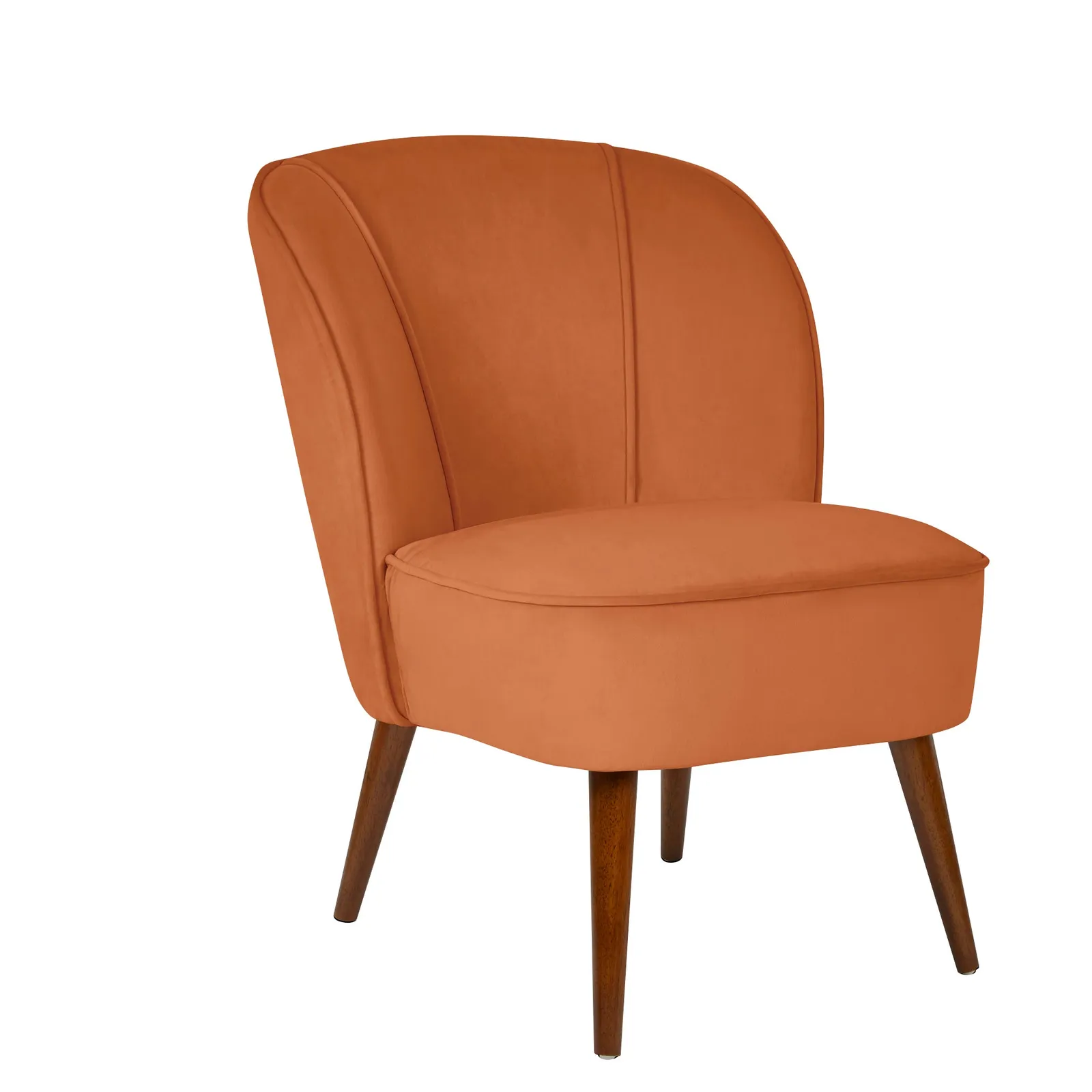 Elsie Burnt Orange Cocktail Chair Burnt Orange