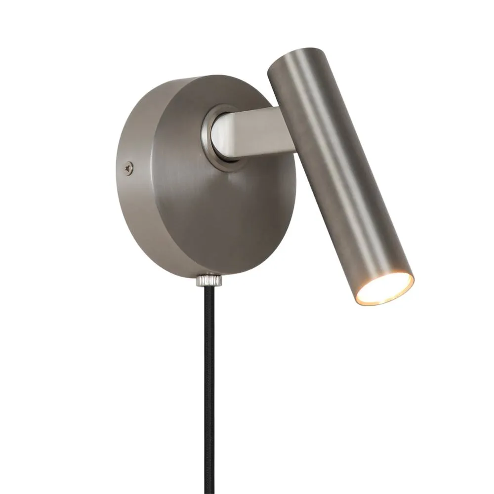 Nordlux Makoto - Wall light - Satin chrome, Silver