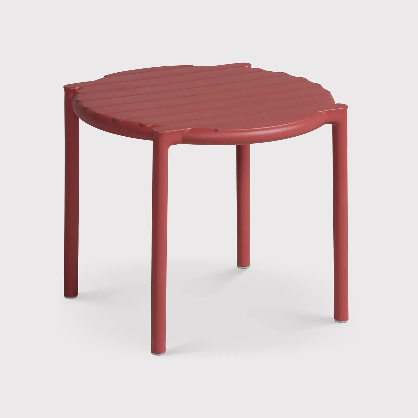 Lima Table with 2 Cassis Chairs, Round, Red | Barker & Stonehouse