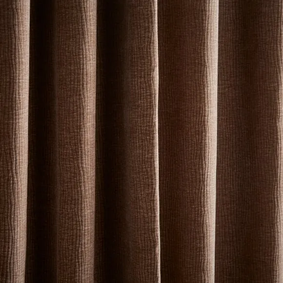 Luxe Textured Chenille Eyelet Curtains 3
