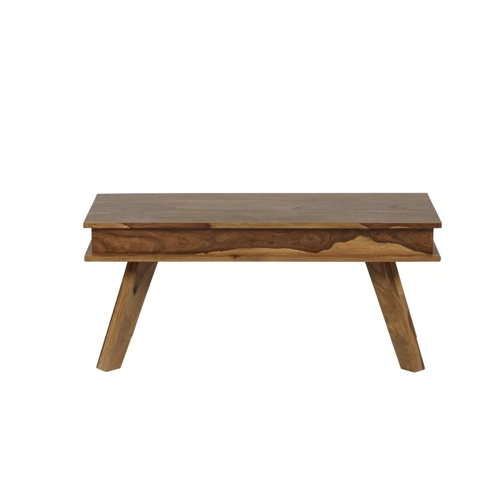 IH Design Indus Sheesham Solid Wood Dining Bench in Light Brown 3