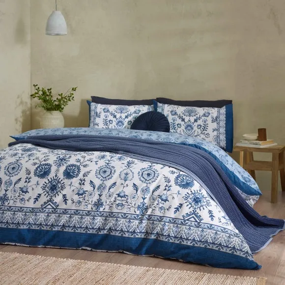 Catherine Lansfield Zoukara Polycotton Duvet Cover & Pillowcase Set 5