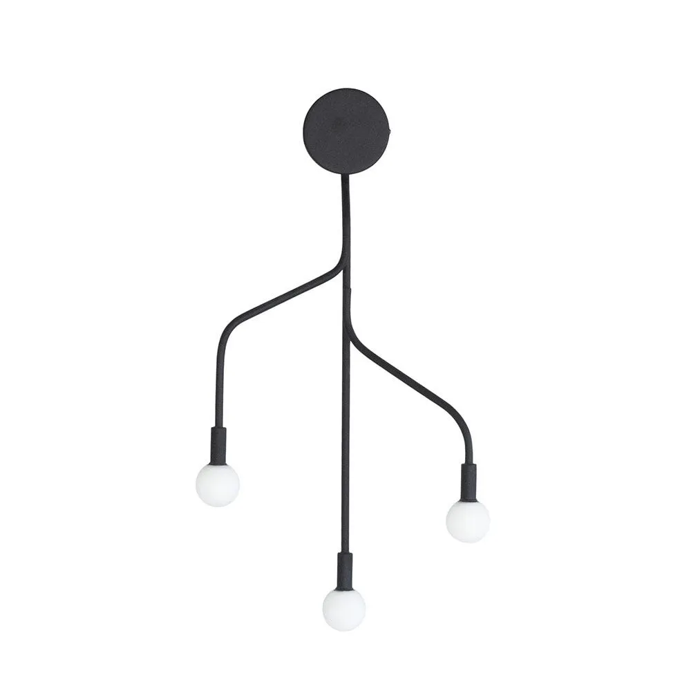 Normann Copenhagen Vekst Wall Lamp Black 2