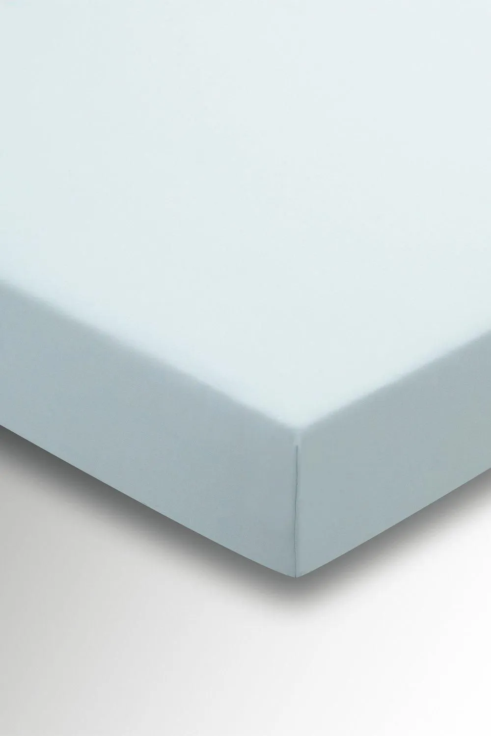 Helena Springfield 'Plain Dye' Polycotton Fitted Sheet Extra Deep in Duck Egg Blue 1