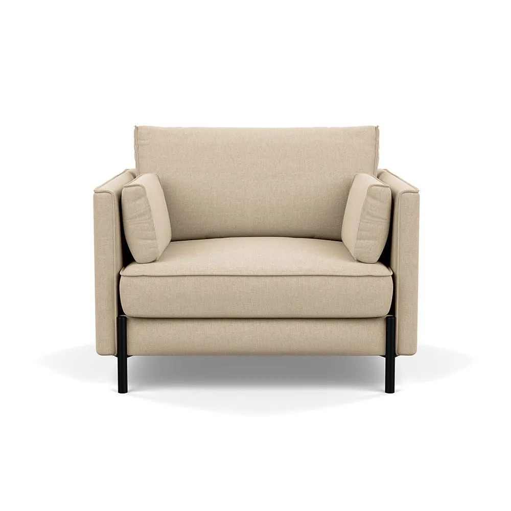 Heal's Tortona Armchair Brushed Cotton Oat