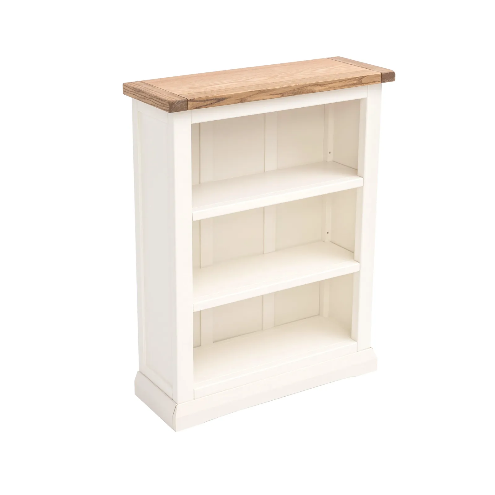 Cabinet Bits Bookcase with Plinth 90x70x25cm in Off-White 3