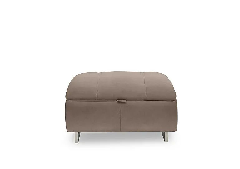 Moet Large Fabric Storage Footstool - Opulence Cedar