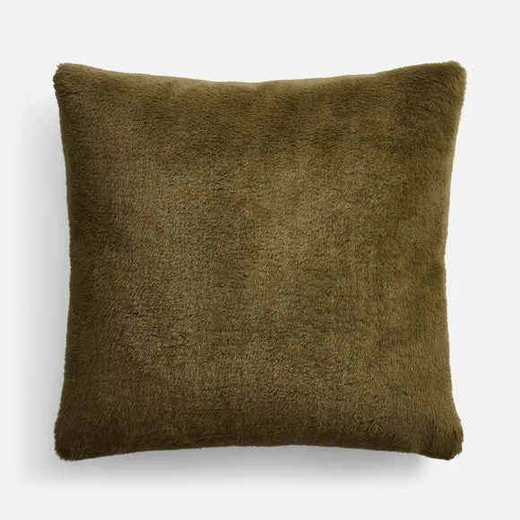 Double Sided Faux Fur Square Cushion 3