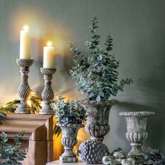 Gallery Direct Regent Candlestick Aged, Grey 4