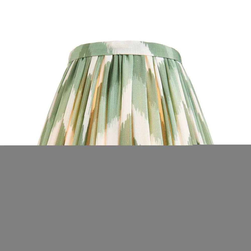 Netlighting Diamond Curve & Zigzag 16cm Wall Lamp Antique Brass Cotswold Green in Gold 6