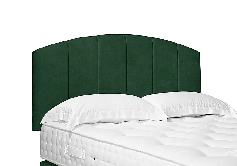 Artisan Collection Bow Standard Strutted Headboard - Single - Tormaline Green