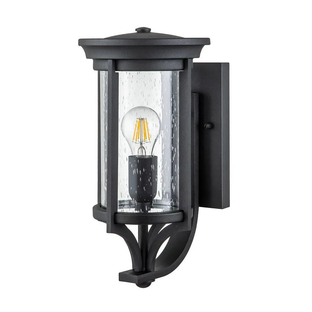Netlighting Merrill Outdoor Wall Lantern Black IP44