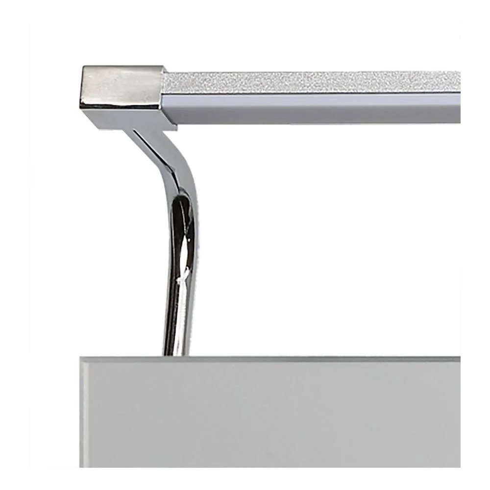 Netlighting Sisley Wall Lamp Chrome 10W 850lm 4000K IP44 LED Big Double in Silver 3