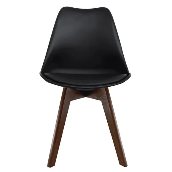 Fusion Living Soho Plastic Dining Chair with Squared Legs 3