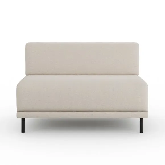 Mae Long Dining Bench, Textured Weave 2