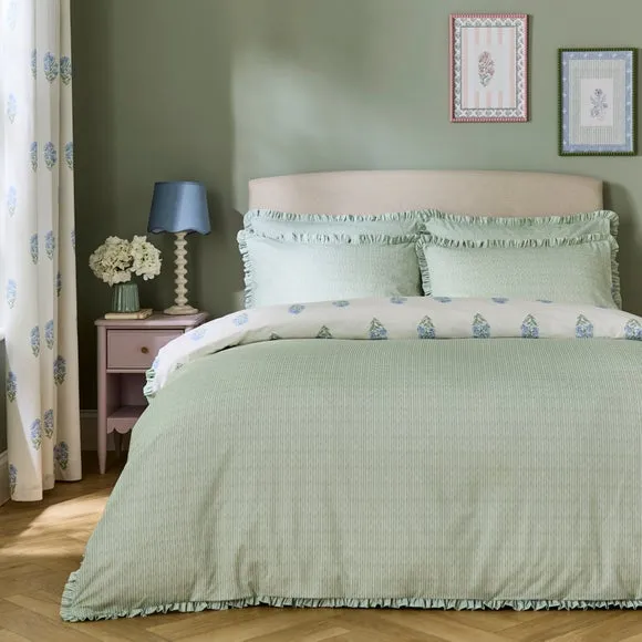 Matilda Frilled Polycotton Duvet Cover & Pillowcase Set 2